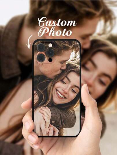 1 Stück personalisiertes Handyhülle mit eigenem Foto, individuell gestaltete Fotohülle, individuelles Foto Handyhülle, personalisiertes Foto Handyhülle, Jahrestags-Geschenk, Valentinstags-Geschenk, Geburtstags-Geschenk, Hochzeits-Geschenk, Muttertags-Geschenk, Vatertags-Geschenk, Geschenk für beste Freunde, Geschenk für Mutter/Vater, Geschenk für Freund, Geschenk für Freundin