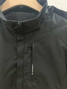 Men Windbreaker Jacket With Detachable Hood, Windproof And Waterproof Coat - Black - View 5