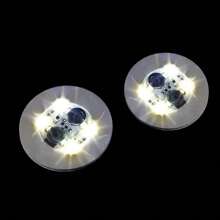 2/6/12/20 szt. 4 diody LED 2,36 cala białe podświetlane podstawki LED, podświetlane naklejki podkładki pod kubki na napoje i butelki, idealne do baru, klubu, imprezy, dekoracji ślubnych