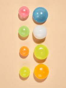 1 pieza Pelota Anti-Estrés que se pega al techo o pared luminosa al azar, con efecto pegajoso, de alivio del estrés, inflable y anti-adherente, juguete de descompresión para airear el ambiente - Multicolor - Ver 6