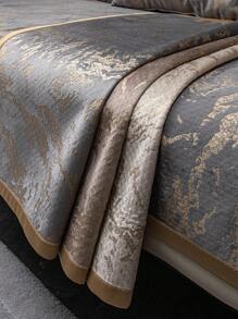 1件覆蓋1/2/3/4座沙發的雪尼爾沙發坐墊套，帶有扶手/靠背套，防滑全季 - 灰色 - 查看 10