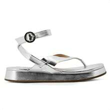 B2 Online Women Flat Sandals - Prata - 查看 1