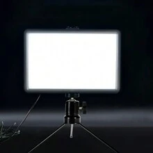 Professional 6 Inch Square Studio Light, Perfect Illumination For Stunning Photos - Black - View 2