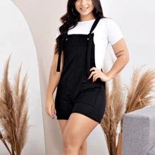 Women Jumpsuits - 黑色 - 查看 2