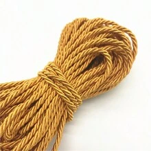 1入組5碼3mm 3股絞纏麻繩，聚丙烯麻繩，適用於家居裝飾配件DIY手工家紡裝飾 - Pick colors - 查看 25