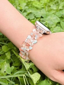 1 Dây đeo bằng nhựa hình con bướm Tương thích với Apple Watch Band Series 38/40/41/42/44/45/49MM Tương thích với Dây đeo Apple Watch Ultra/SE/9/8/7/6/5/4/3/2/1 Thích hợp Dành cho Nữ, Dây đeo nhựa thời trang nam, Vòng tay, Posmia - Nhiều màu - Xem 3