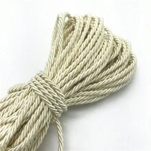 1入組5碼3mm 3股絞纏麻繩，聚丙烯麻繩，適用於家居裝飾配件DIY手工家紡裝飾 - Pick colors - 查看 18