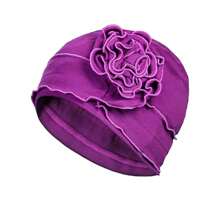 Awegeo 1/4/6件装女士纯色裹身式头巾，带荷叶边和花卉图案 - 弹力透气头带，休闲优雅风格；防滑贴合设计，柔软可调节面料，适合日常佩戴。 - A - 查看 18