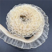 1 Máy Tính 2 Thước 16 Mm Tập Hợp Ren Ruy Băng Co Giãn Gấp Trên Spandex Co Giãn May Viền Ren Thắt Lưng may Phụ Kiện - Chọn màu sắc - Xem 9