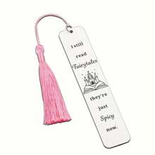 1pc Interesting Gifts Ladies Gentlemen Bookmarks Book Lovers - Silver - View 1