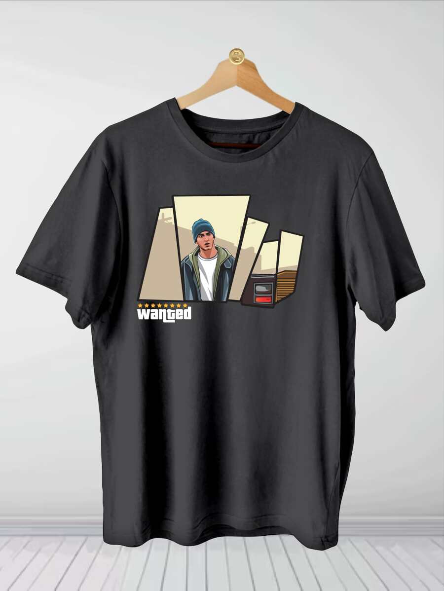 Men Shirts - 黑色 - 查看 1