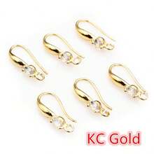 10pcs 18x8mm With  Earring Hooks Wires Brass Material DIY Jewelry Making Accessories Handmade Earrings Findings - 18x8mm - View 10