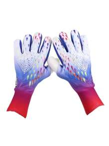 One Pair Of Football Goalkeeper Gloves, Goalkeeper Finger Protection Equipment, Antiskid Training Wear-Resistant Gloves Football Gloves