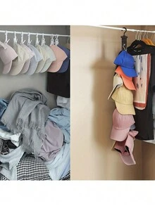 1 Giá Treo Mũ Bảo Quản, Tủ Đựng Mũ, Tủ Đựng Mũ Tiện Lợi, Bộ Sưu Tập Mũ - màu đen - Xem 11