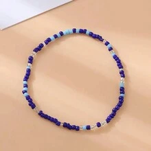 1件波西米亞風格海灘多色米珠腳鏈,適合女性度假和休閑穿著 - 米珠 - 查看 11