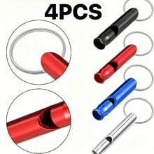 1pc/4pcs/5pcs/6pcs/7pcs Loud Sound Metal Waterproof Whistle Decorative Keychain For Outdoor Emergency, Ideal For Friends, Students, Teenagers On Holidays Car Accessories Bag Charm School Cute Goth Y2k Halloween Accessories Teachers Day Christmas Gift Ideas Bag Accessories Lanyards With Id Holder Car Accessories Bag Charms - Multicolor - View 19
