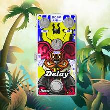 Số Trì hoãn Đàn ghi ta Hiệu ứng Chuột Retro Duy nhất Trì hoãn Đối với Điện lực Đàn ghi ta - trắng - Xem 1