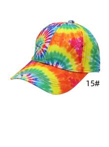 一頂男女通用的棒球帽，採用風景圖案，時尚多變的設計，非常適合戶外運動和休閒活動，帽沿可遮陽 - 彩色 - 查看 44