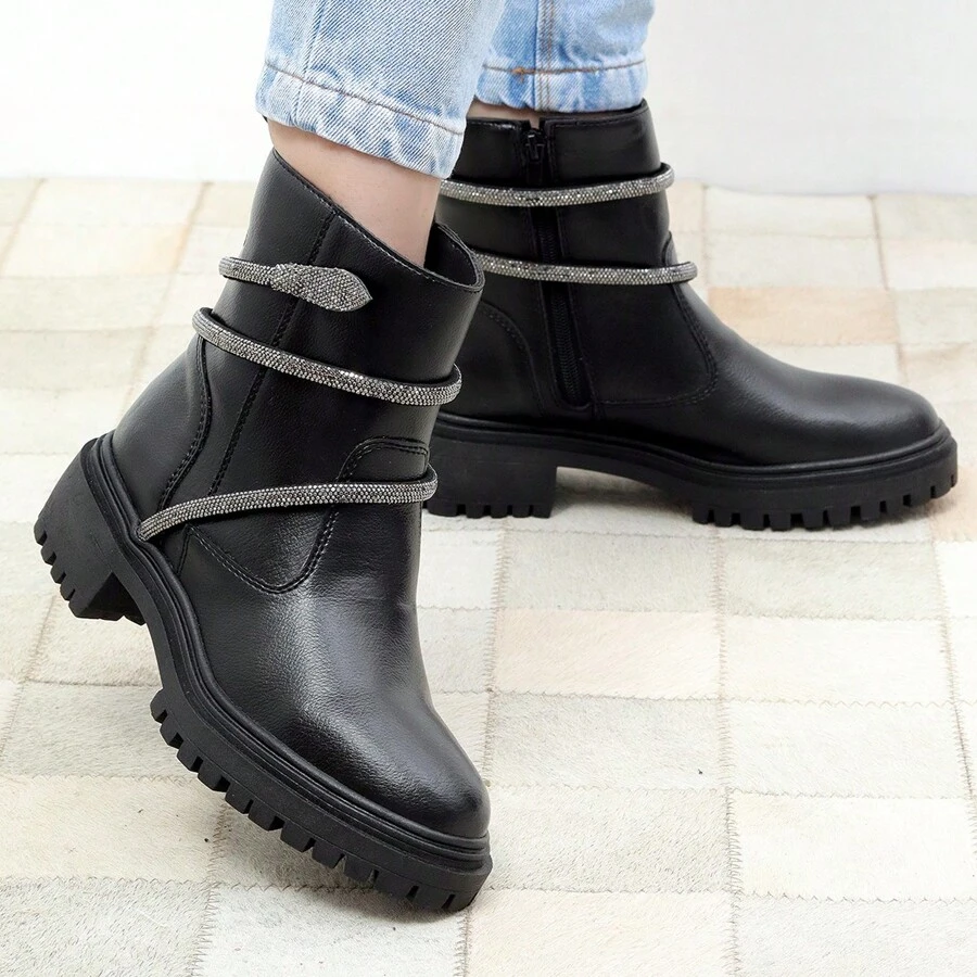 Women Ankle Boots & Booties - 黑色 - 查看 1