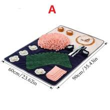 1pc Snuffle Mat For Dogs Interactive Feed Game With Non Slip Bottom Pad Dog Treats Feeding Mat Encourages Natural Foraging Skills