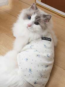 New Style Dog/Cat Clothes Spring/Summer Breathable Sleeveless Tank Top For Casual Home Use, With Round Neck And Two-Leg Design - White - View 9