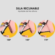 Carriola De Bebé Ultra Premium Plegable - Rosa - Ver 6