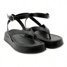 B2 Online Women Flat Sandals - Black - View 3