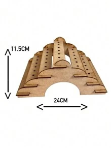 Candy Bar Candy Display - 7 Level Pallet Rack - Brown - View 2