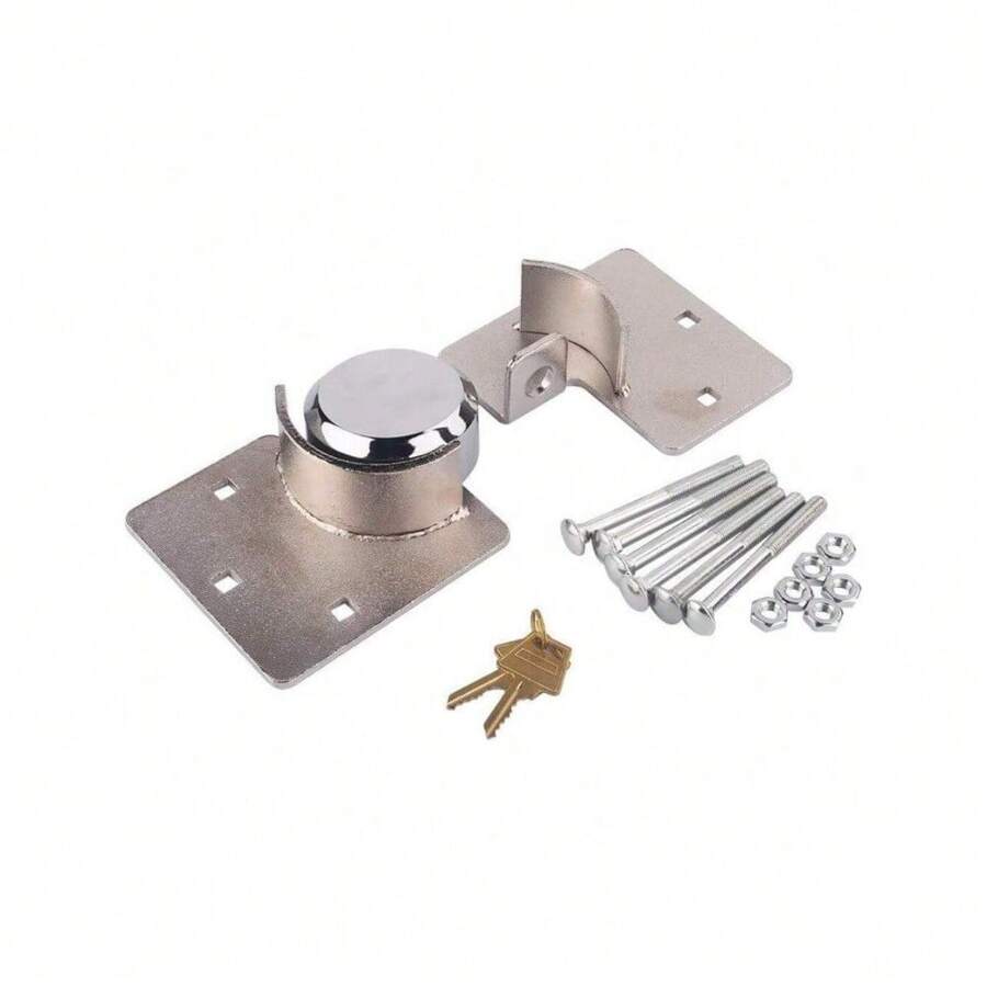 Heavy Duty Van Garage Shed Door Security Padlock & Hasp Set High