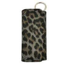 Flip Double Leopard Bag For IQOS ILUMA Leather Wallet Case Pouch Holder Case Accessories Leopard Print - A - View 4