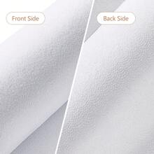 1入組，39*72英寸/39*19.69英寸，縫紉手工藝用熱熔羊毛離型襯布，不織布熱熔棉PNT熱熔泡棉穩定器白色，適用於DIY手提袋家居裝飾縫紉拼貼 - 白色 - 查看 4