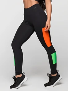 LOT FITNESS Women Sports Sets - 黑色 - 查看 4