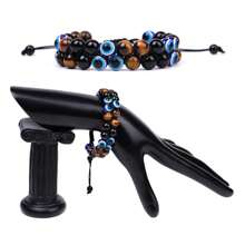 1pc Triple Protection Healing Bracelet, Featuring Tiger's Eye And Black Obsidian Beads, Suitable For Men And Women, Symbolizing Luck, Prosperity And Happiness, Father's Day Gift - Energy Bracelet - View 3