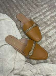 Women Flats - 芥末 - 查看 3