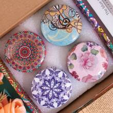 4 支装无烟香薰蜡烛，彩色盒子，燃烧时间长，香味浓郁 - 送给家人和朋友的圣诞礼物 - 彩色 - 查看 3