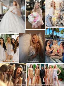 Tóc nối bằng sợi tổng hợp mềm mại, xoăn gợn sóng, nhuộm Balayage, màu nâu đến hạt dẻ, dành cho nữ - Màu nâu Sô-cô-la - Xem 10