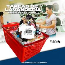 Cesta de Compras; Canastas para Compras; Cestas con Asas; Cestas de Supermercado 28L Resistentes; Asas Acero Inoxidable - Rojo - Ver 3