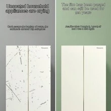 01jj寵物家具膜常規寵物保護罩防水/防油透明廚房後擋板壁紙膜貼紙耐油耐高溫耐磨可切割適用於桌面、梳妝台、床頭櫃、電腦和寫字台等各種家具表面,高-清晰度透明,耐刮擦,適用於各種家具保護 - 白色 - 查看 5