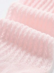 One Pair Of Baby Mesh Bowknot Long Socks Insect-Proof Socks For Summer