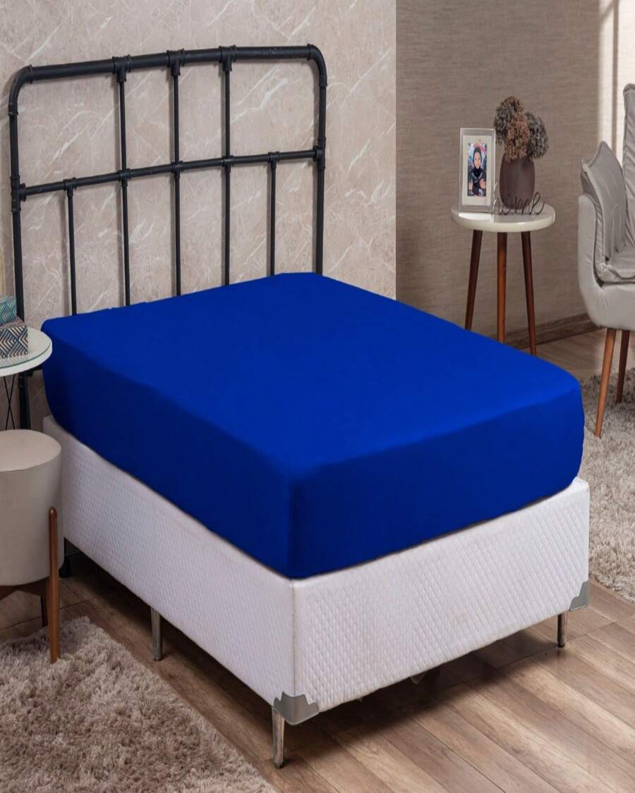 Fitted Sheets - Blue - View 1
