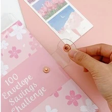 1pc Loose-Leaf Notebook 100-Day Money Saving Challenge Cash Savings (25 Sheets Inner Page Stores 100 Sheets) - Multicolor - View 6