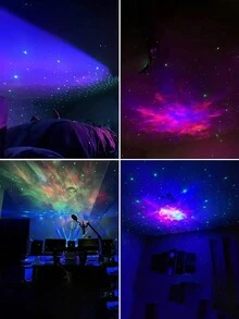 1PC LED Astronaut Projection Lamp, USB Sky Nebula Atmosphere Projection Lamp, Home Decor, Starry Sky Astronaut Projector, Astronaut Star Projection, Starry Projection Night Light - White - View 6