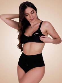 Maternity Sleepwear - 黑色 - 查看 6