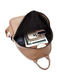 Hàn Quốc Phong cách Ba lô , Giải trí Và Đúng mốt Túi đeo vai Đối với Sinh viên Và NỮ - Màu Khaki - Xem 3