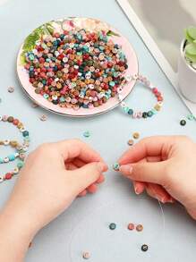 100/150 peças Contas de Alfabeto Redondas de 4 x 7 mm A-Z, 26 Letras, para fazer Pulseiras de Amizade DIY e Presentes, Fabricação de Joias de Lembrança