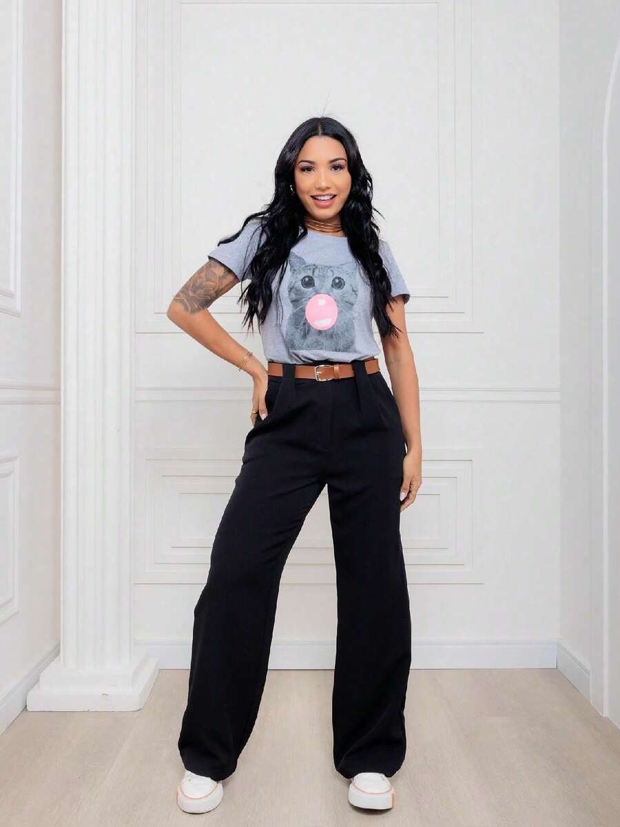 Women Pants - màu đen - Xem 1