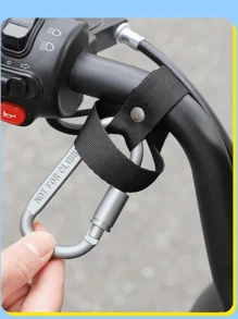 Universal Front-Mounted Electric Bike Hook For Motorcycle, Bicycle With Battery, Special Helmet Hook