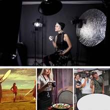 5-In-1 60cm Photography Reflector With Foldable Circular Soft Light Board For People Shooting And Lighting - Multicolor - View 3