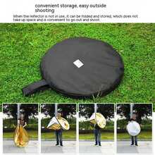 5-In-1 60cm Photography Reflector With Foldable Circular Soft Light Board For People Shooting And Lighting - Multicolor - View 8