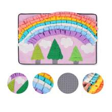 1pc Snuffle Mat For Dogs Interactive Feed Game With Non Slip Bottom Pad Dog Treats Feeding Mat Encourages Natural Foraging Skills